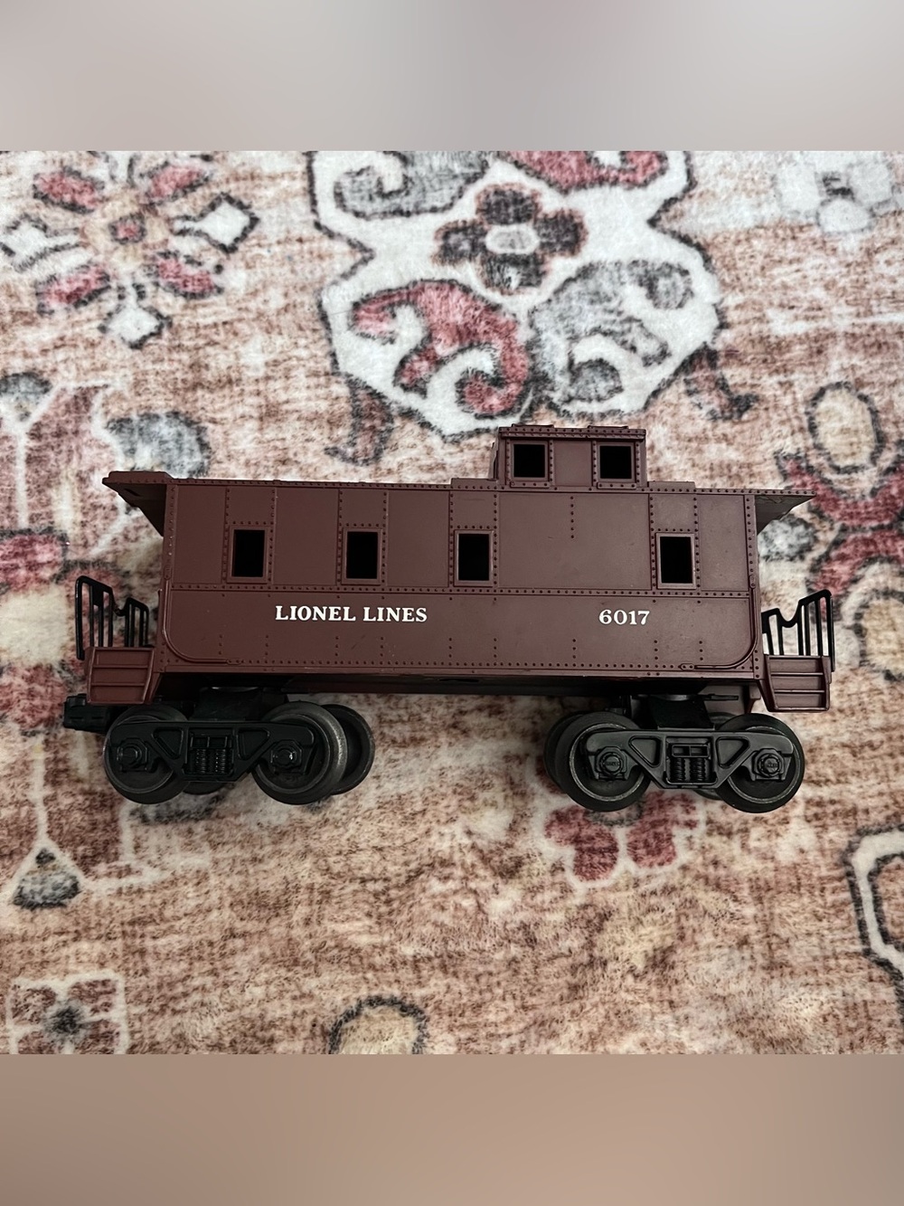 Lionel Lionel Lines 6017 O Gauge Brown Plastic Caboose Freight Car 1961 Nice